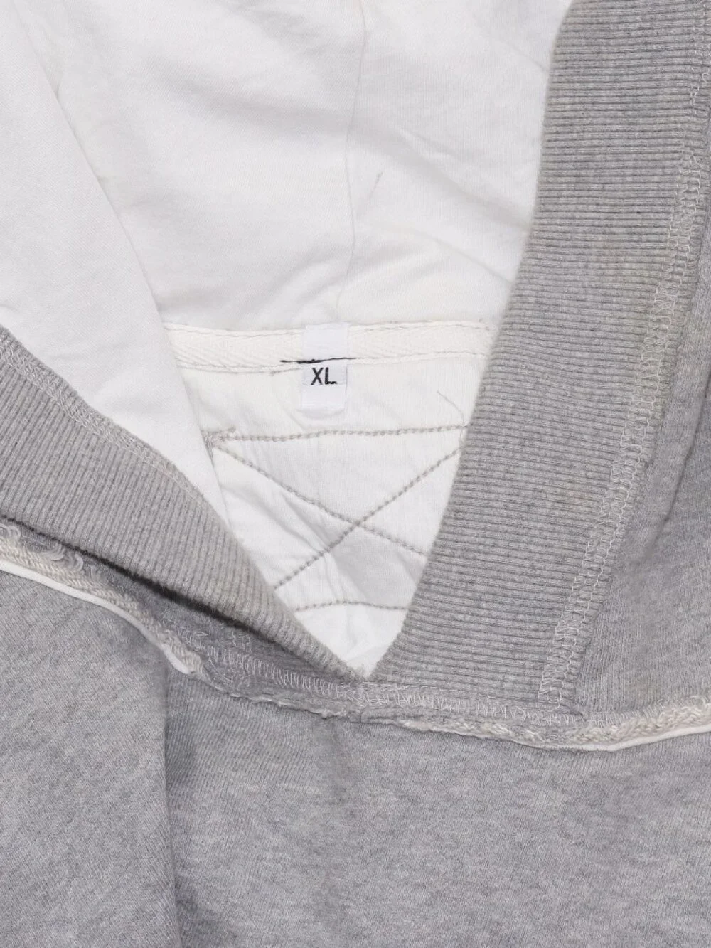 Free People Bubble Up Hoodie Dropped Shoulder Long Sleeve Grey Pullover Top XL